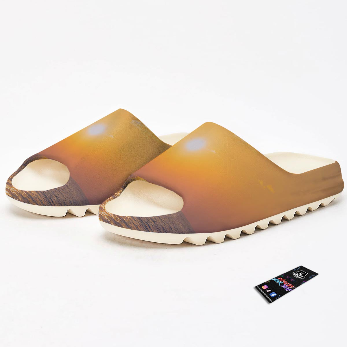 Horizon Sunrise Print Sandals-grizzshop