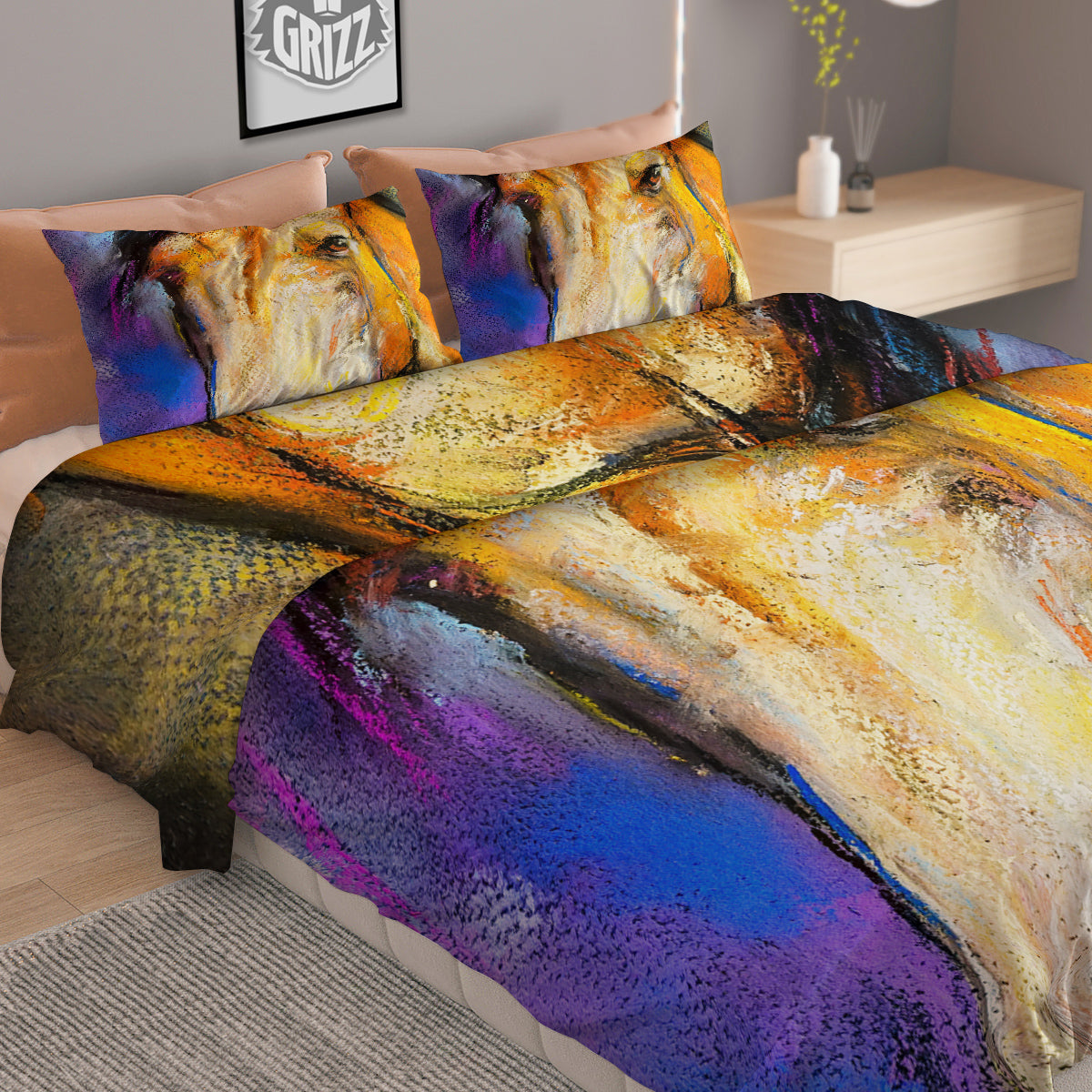 Green And Red Line Plaid Print Pattern Duvet Cover Bedding Set