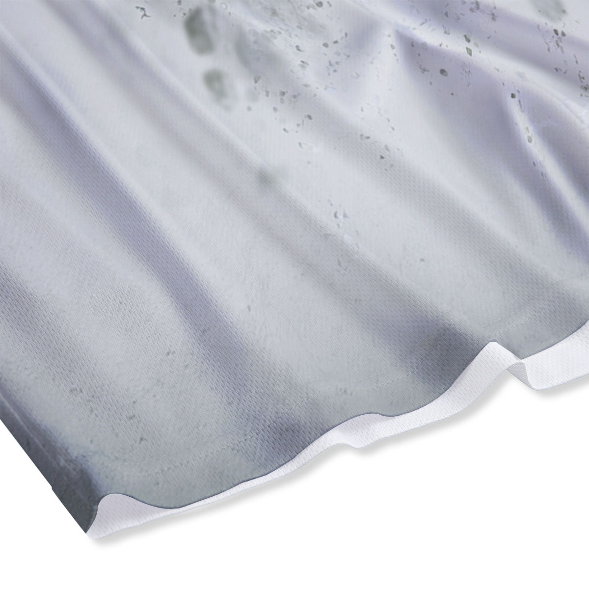 Horse White Stallion Print Mesh Shorts