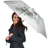 Horse White Stallion Print Umbrella-grizzshop