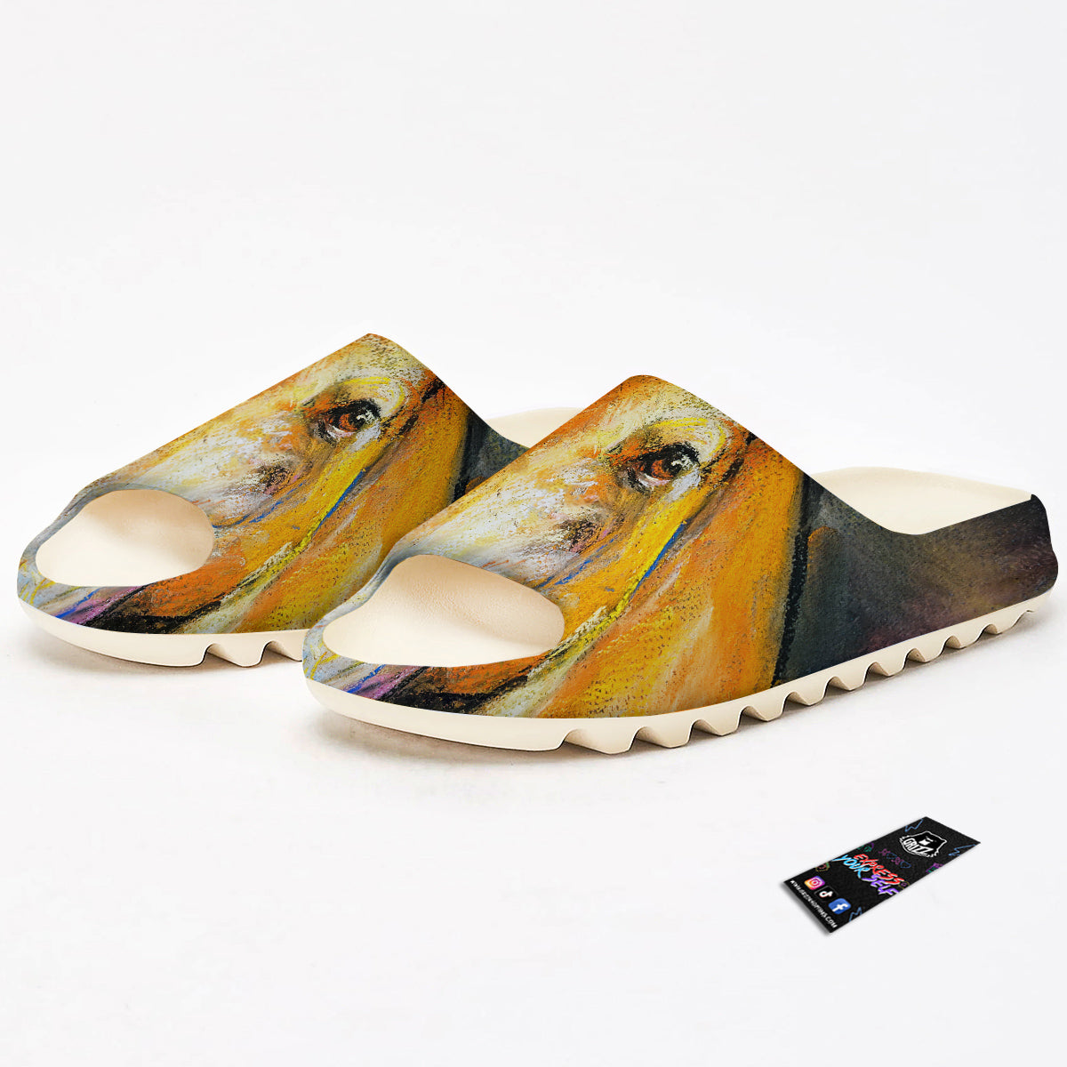 Horse Painting Colorful Print Sandals-grizzshop