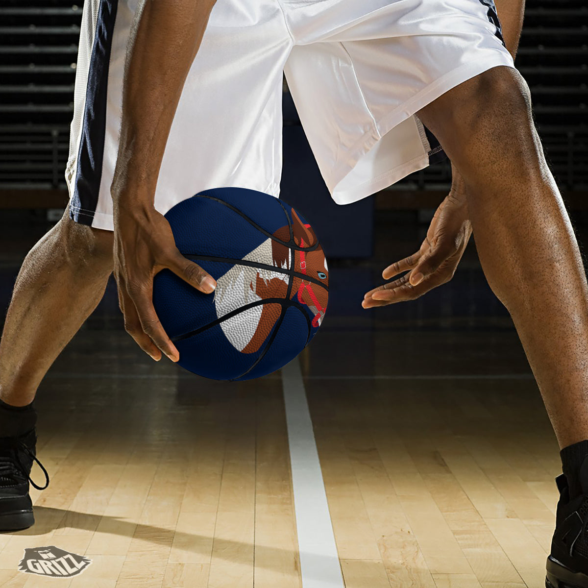 Lava Molten Print Basketball