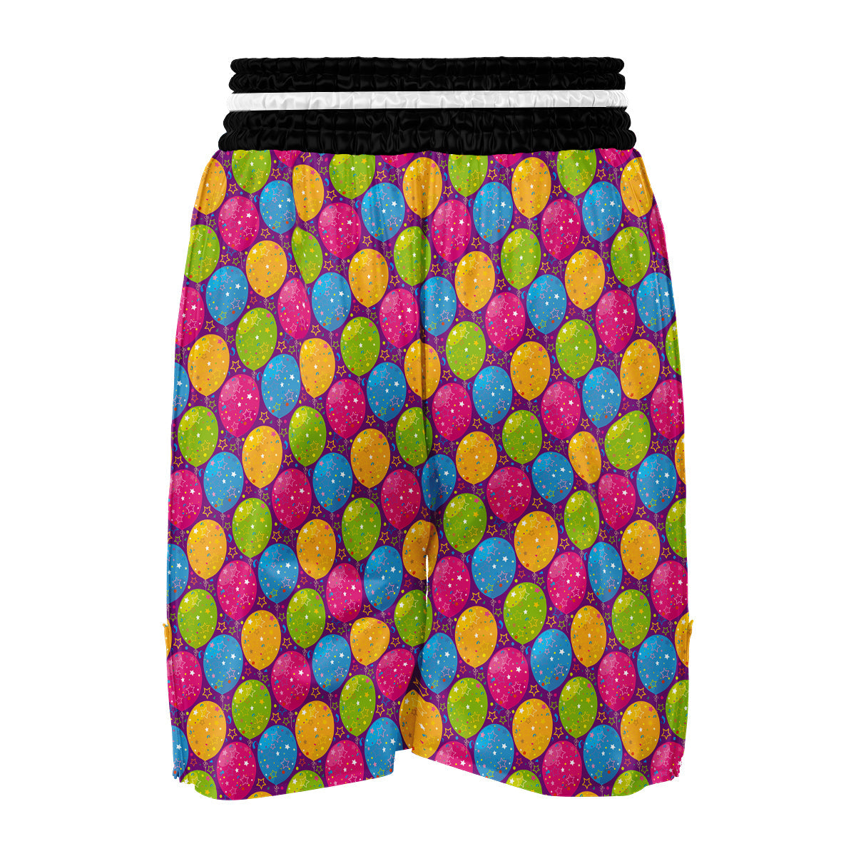 Hot Air Balloon Colorful Pattern Print Boxing Shorts-grizzshop