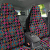 Houndstooth Abstract And Paisley Print Pattern Car Seat Covers-grizzshop