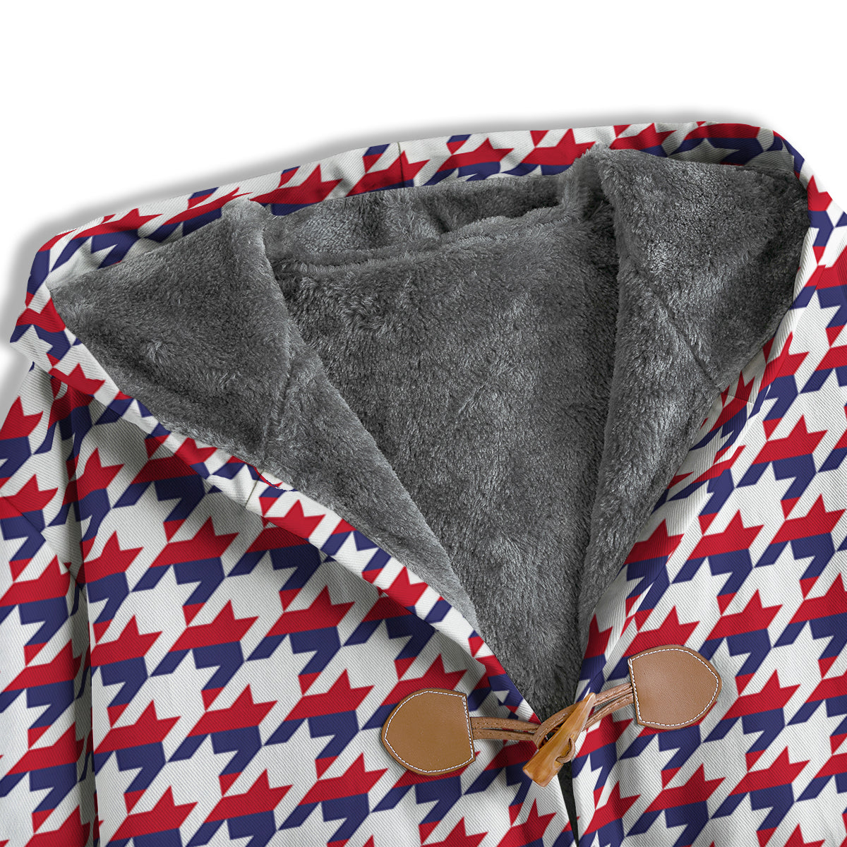 Houndstooth American Print Pattern Men's Windbreaker Jacket-grizzshop
