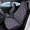 Houndstooth And Classic Polka Dot Print Pattern Car Seat Covers-grizzshop