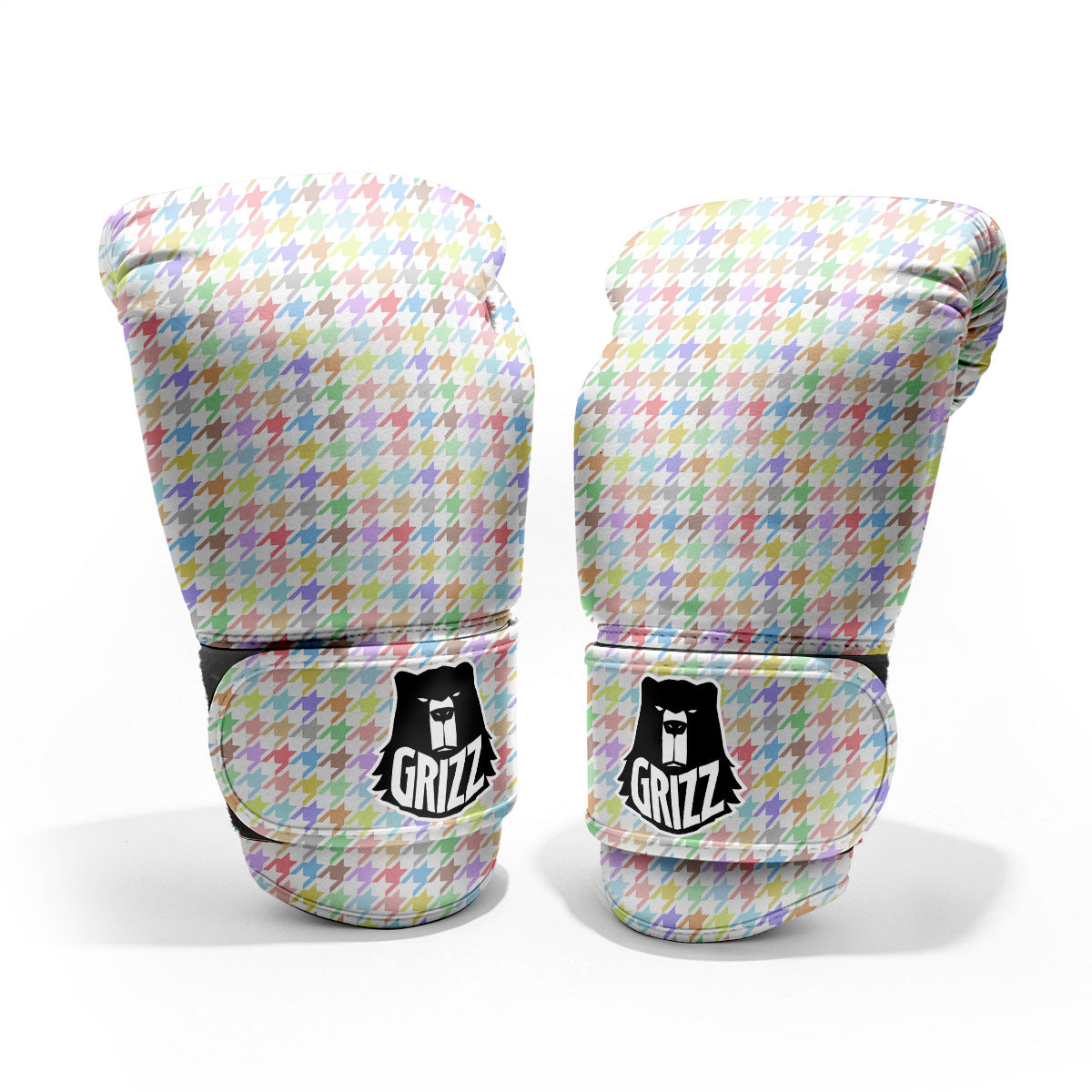 Houndstooth Colorful Print Pro Boxing Glove