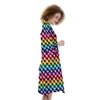 Houndstooth Rainbow Pride Print Pattern Kimono-grizzshop