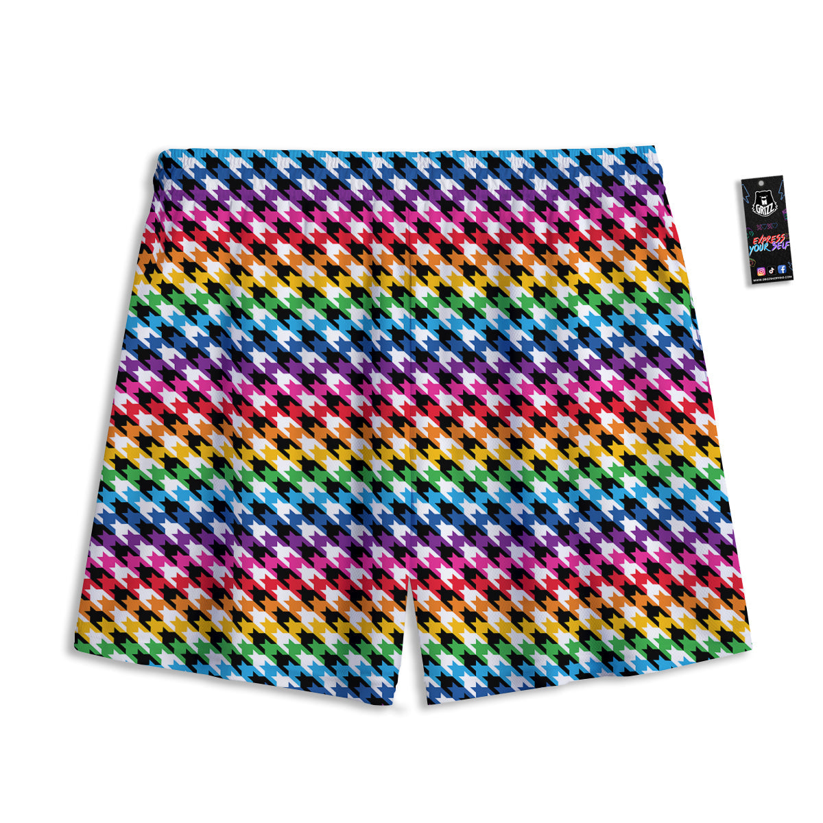 Kiwi Cute Print Pattern Mesh Shorts