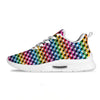 Houndstooth Rainbow Pride Print Pattern Tennis Shoes-grizzshop