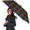 Houndstooth Rainbow Print Pattern Umbrella-grizzshop