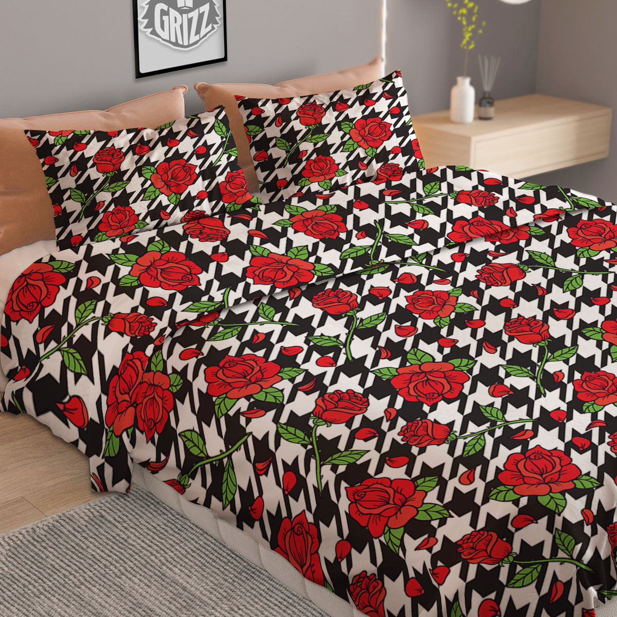 Hippie Tribal Aztec Print Pattern Duvet Cover Bedding Set