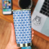 Hourglasses White And Blue Print Pattern Tumbler-grizzshop