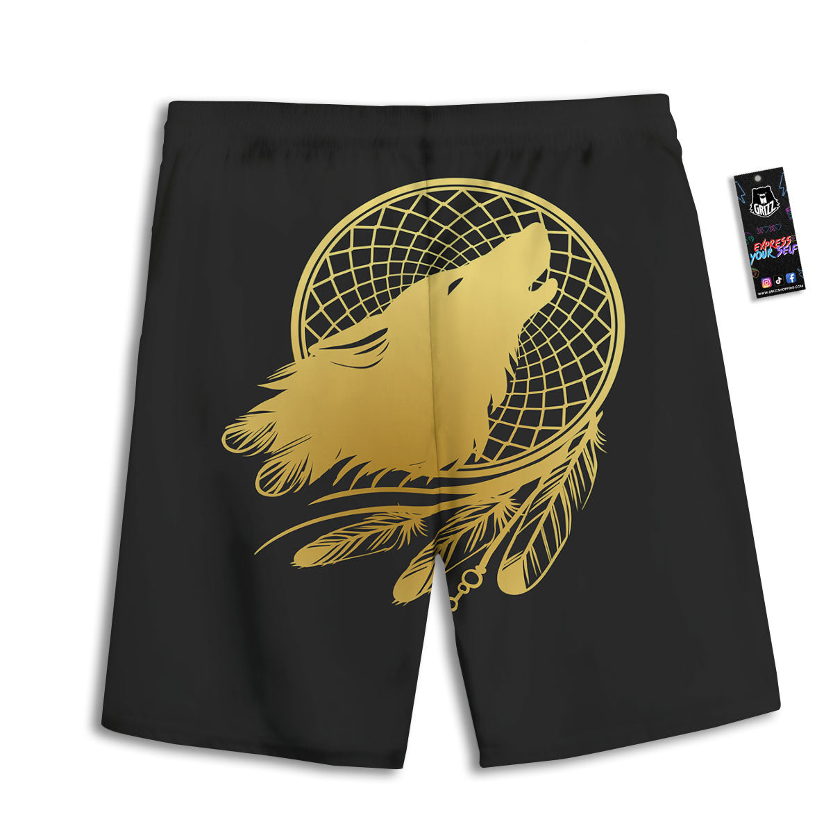Light Of Seven Chakras Print Men's Athletic Shorts