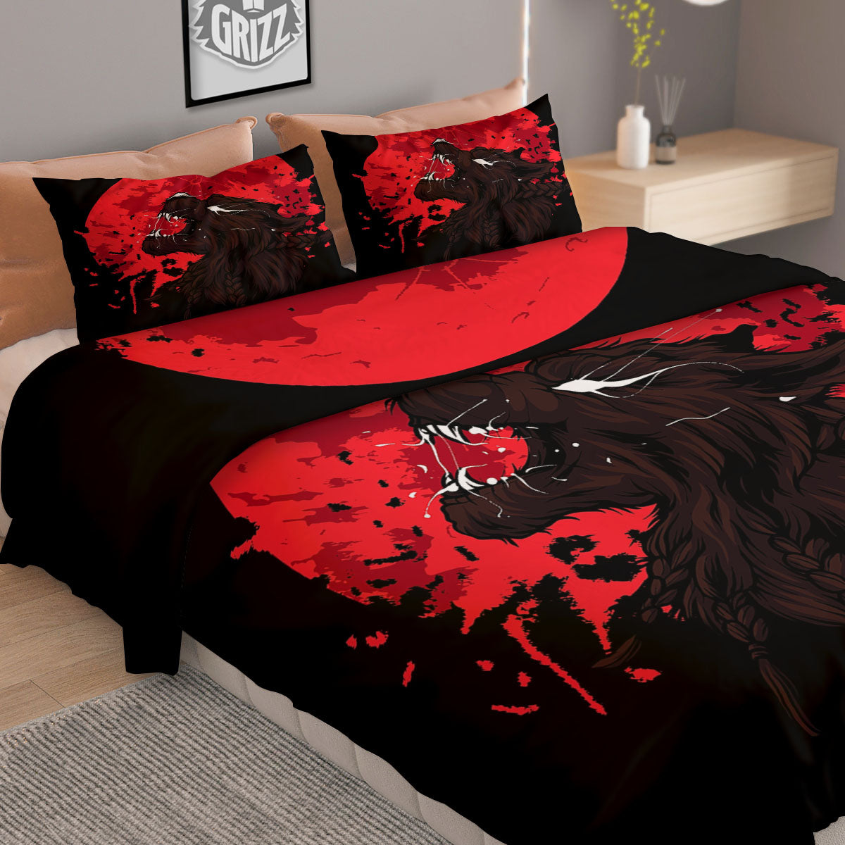 Horoscopes Zodiac Print Duvet Cover Bedding Set