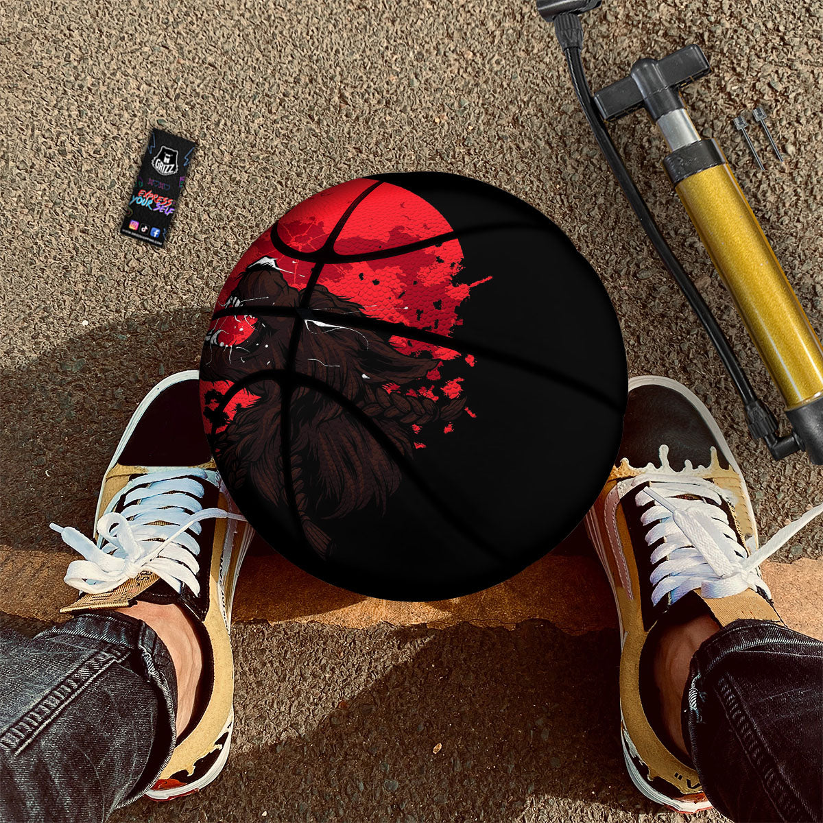 Horse Watercolor Print Pattern Basketball