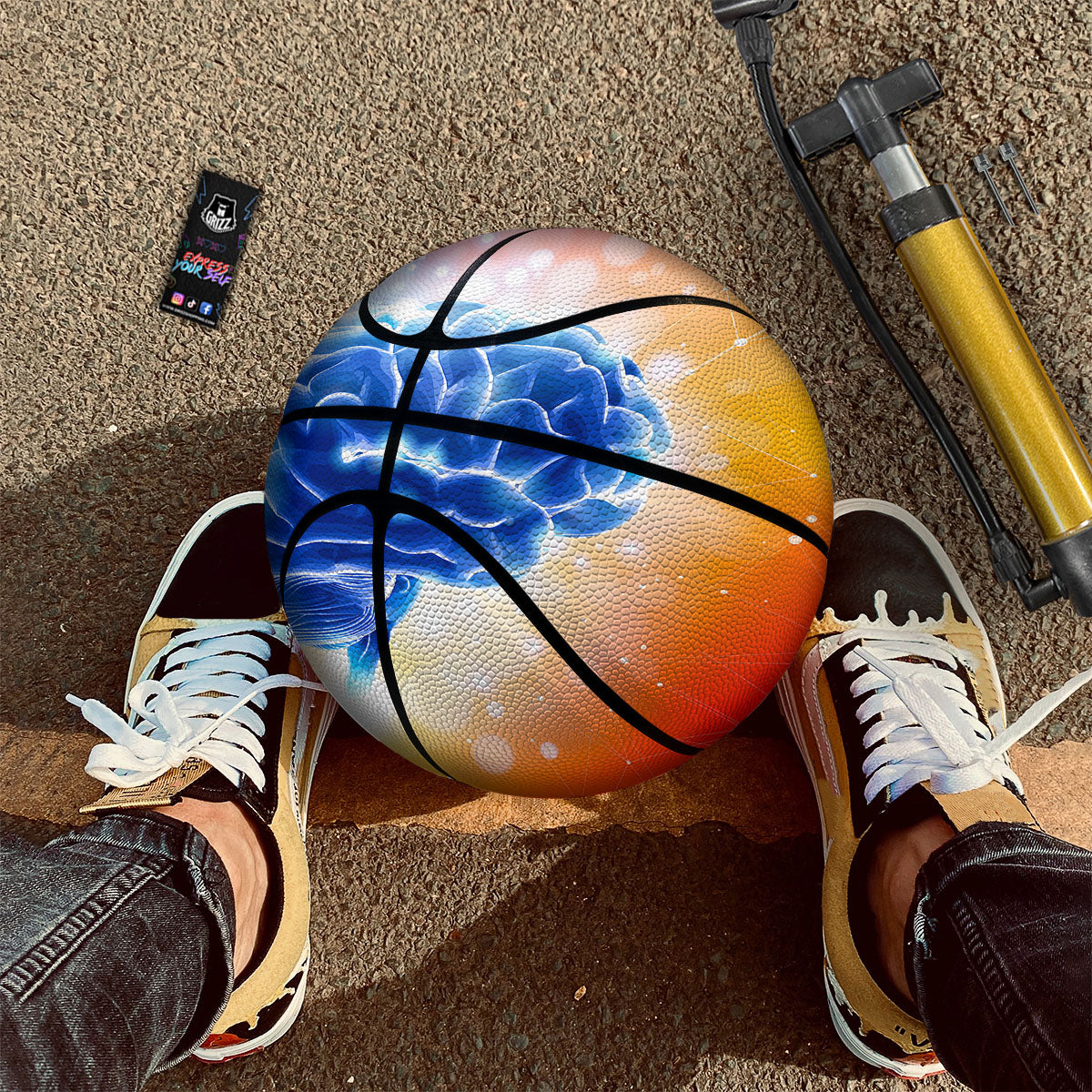 Human Brain Basketball-grizzshop