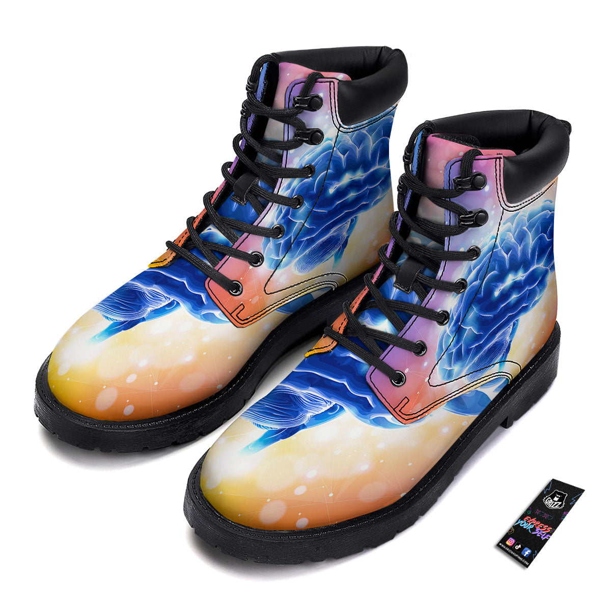 Human Brain Boots-grizzshop