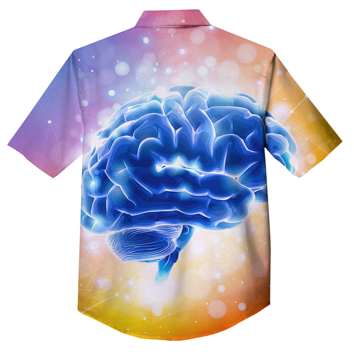 Human Brain Button Up Shirt-grizzshop