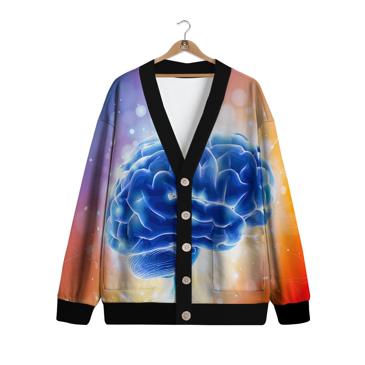 Human Brain Cardigan-grizzshop