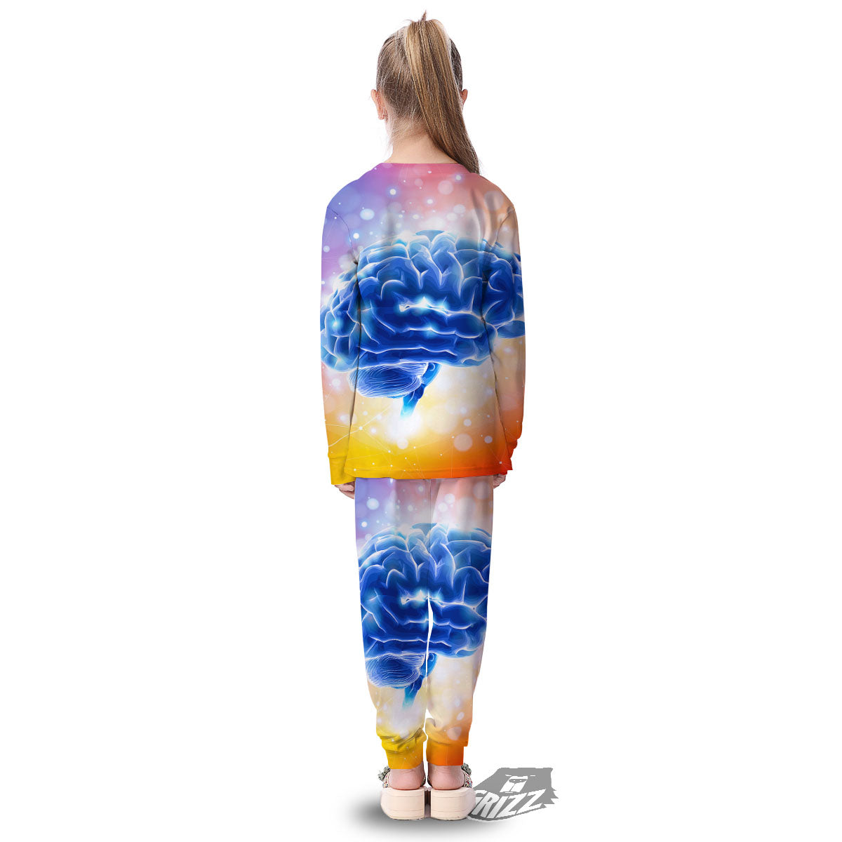 Human Brain Kid's Pajamas-grizzshop