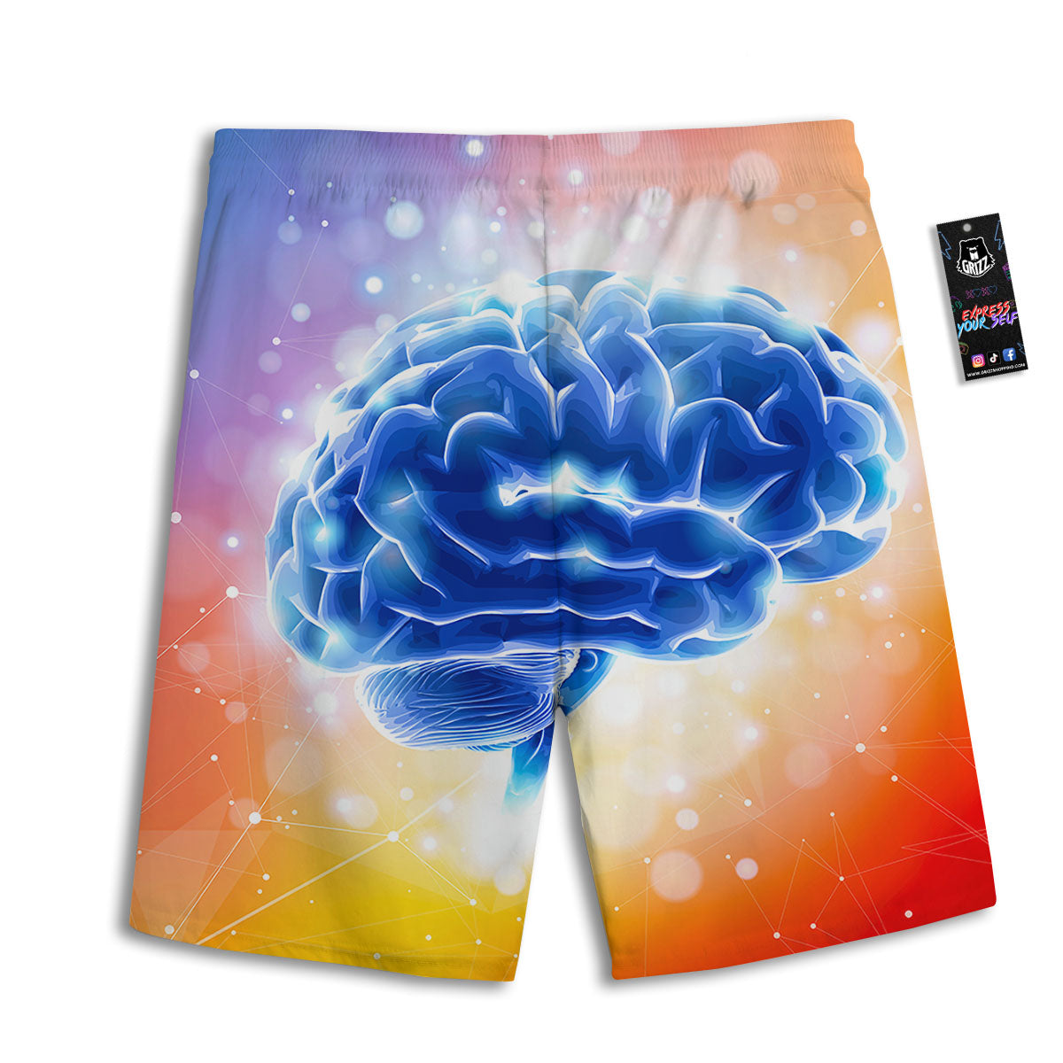 Human Brain Men's Athletic Shorts
