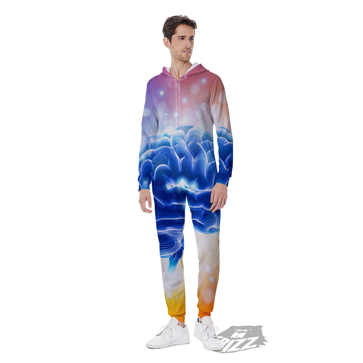 Human Brain Men's Jumpsuit-grizzshop