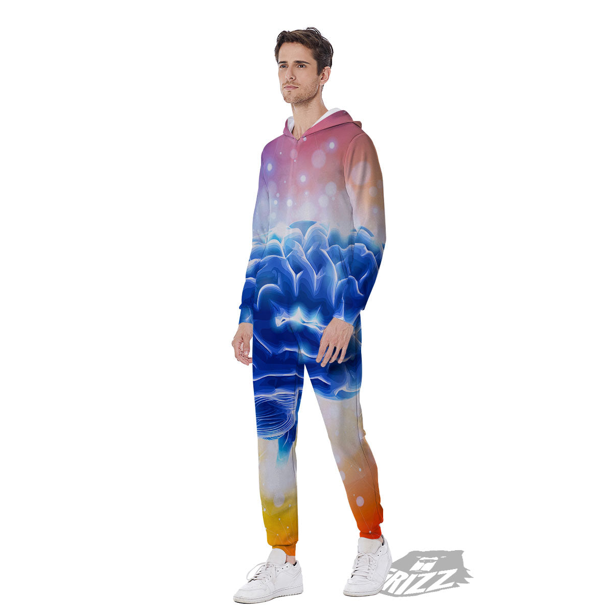Human Brain Men's Jumpsuit-grizzshop