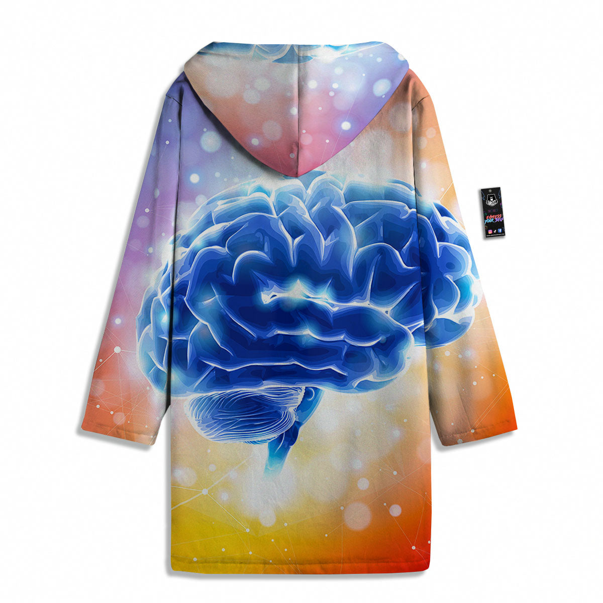 Human Brain Men's Windbreaker Jacket-grizzshop