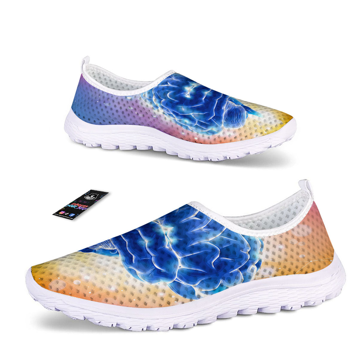 Human Brain Nurse Shoes-grizzshop