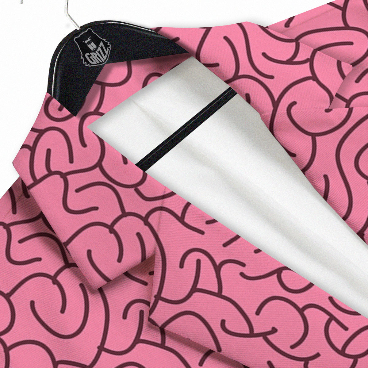 Human Brain Print Pattern Men's Sport Coat-grizzshop