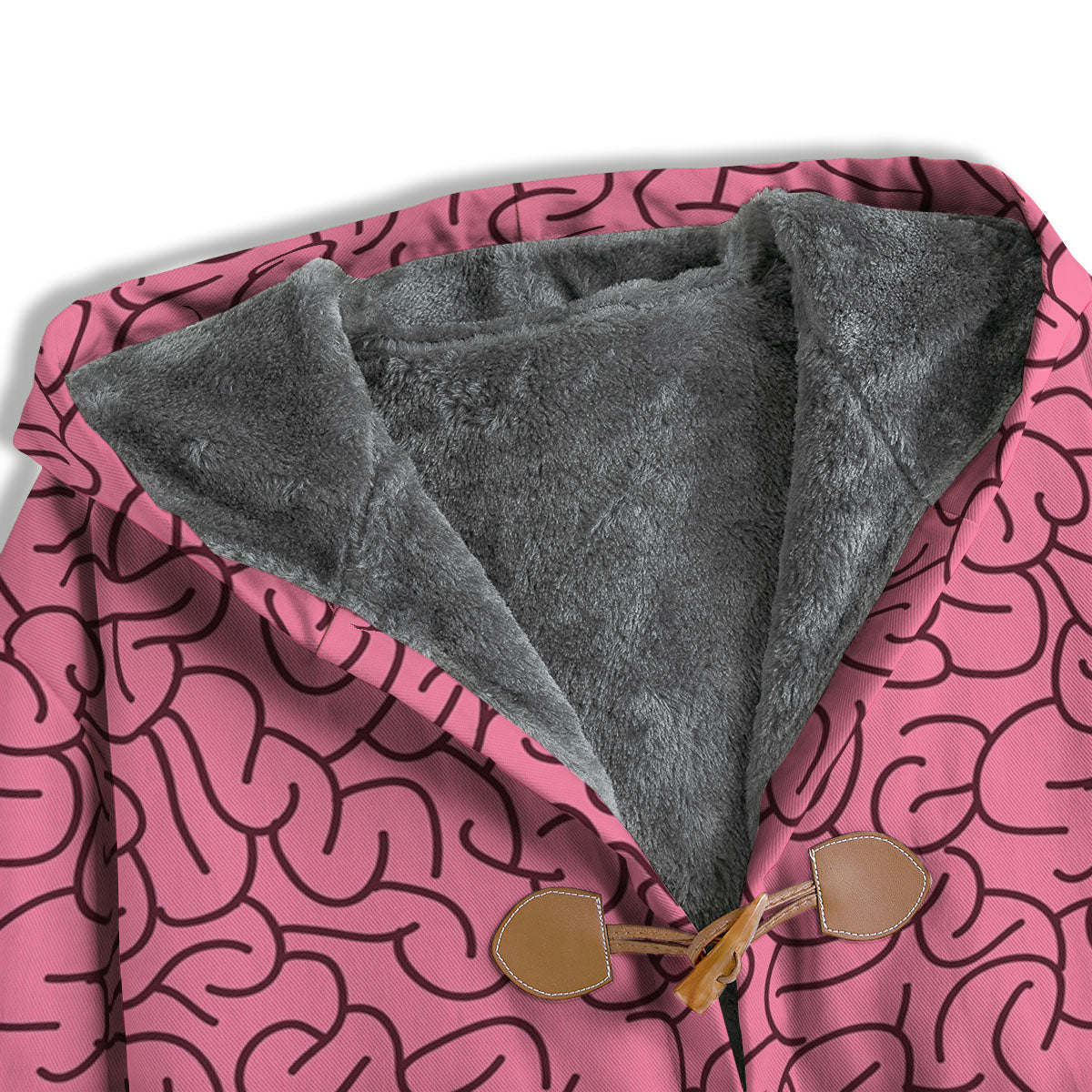 Human Brain Print Pattern Men's Windbreaker Jacket-grizzshop