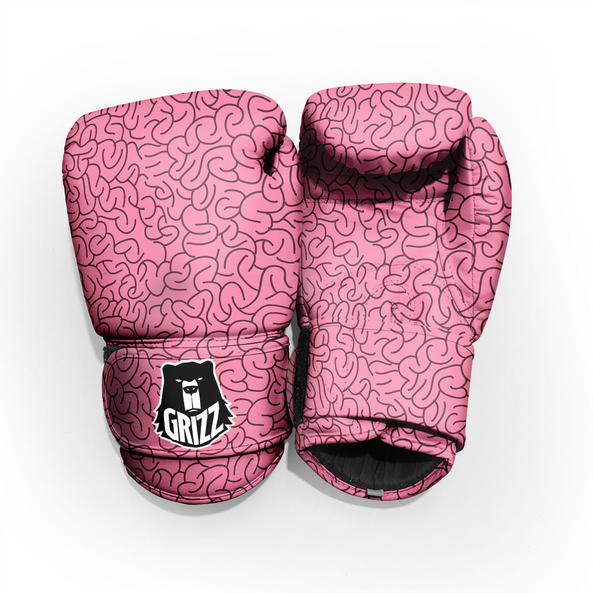 Human Brain Print Pattern Pro Boxing Glove