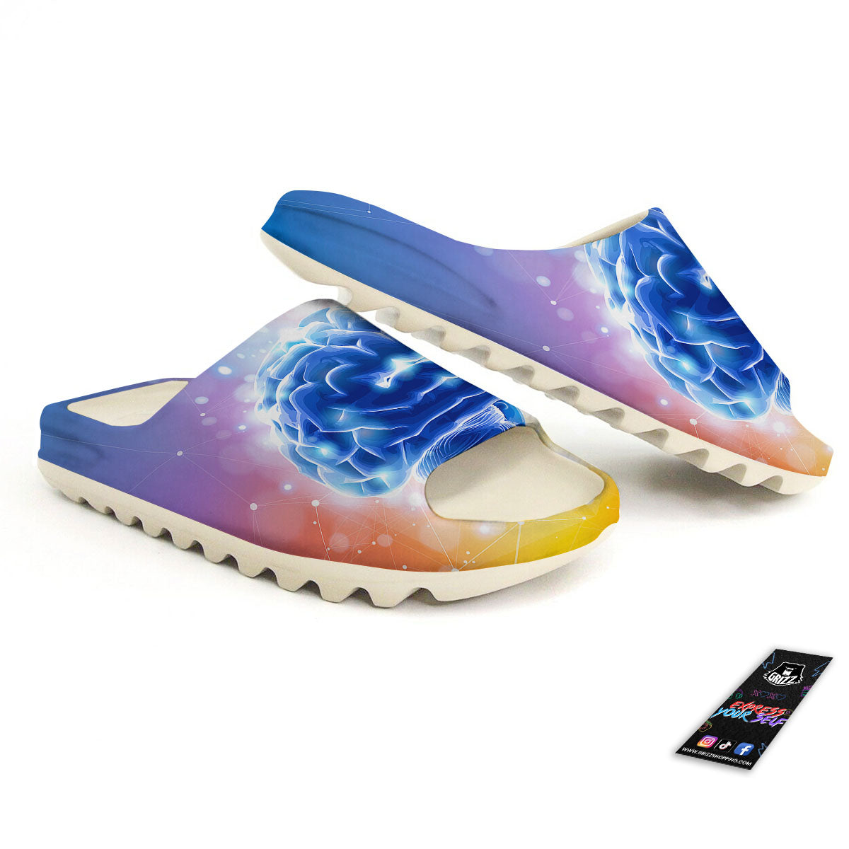 Human Brain Sandals-grizzshop