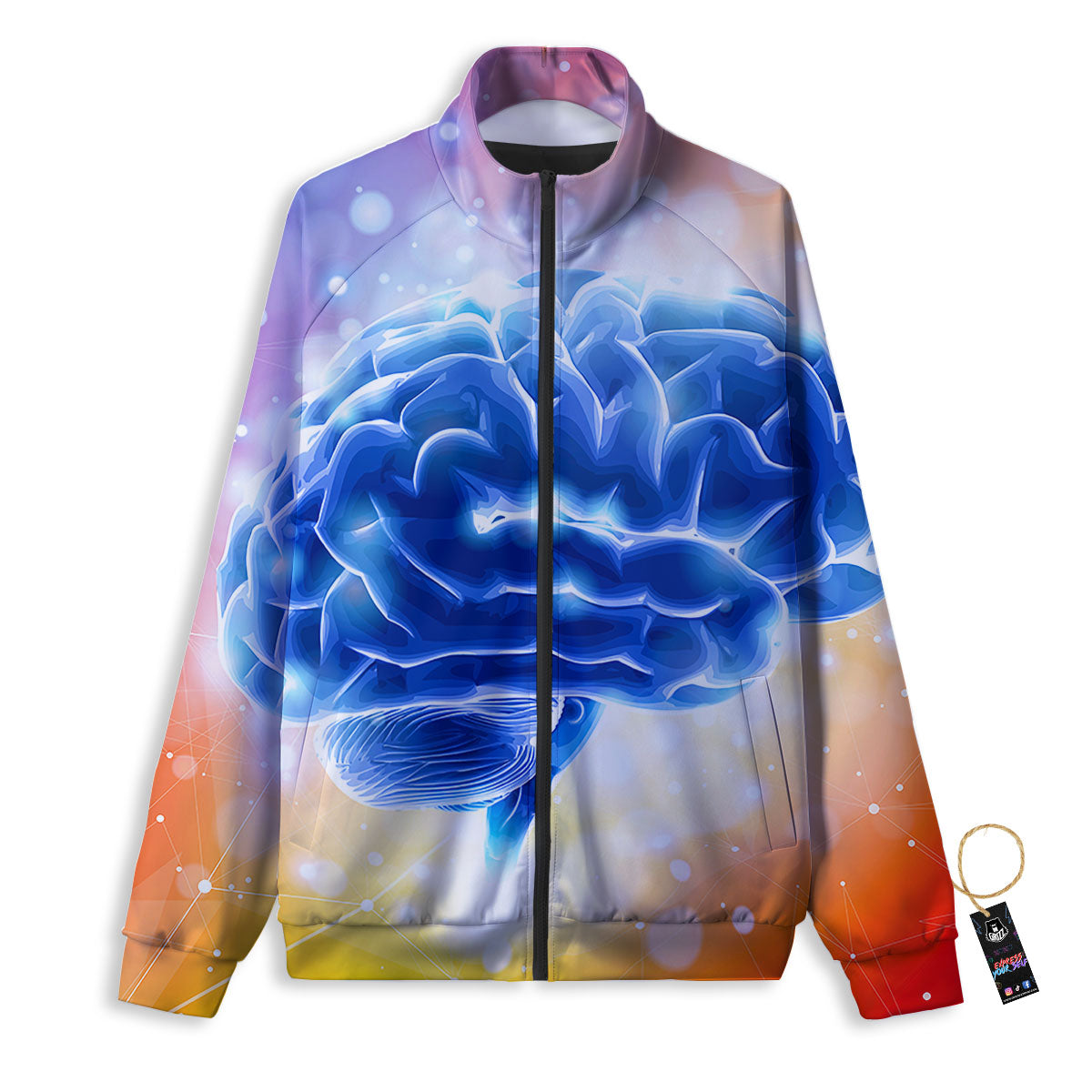Human Brain Track Jacket-grizzshop