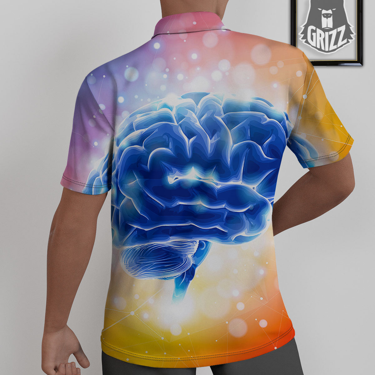 Human Brain Untucked Shirts-grizzshop