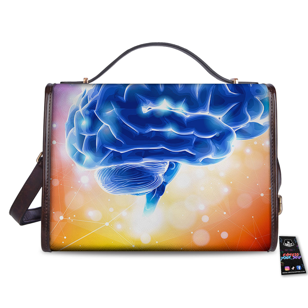 Human Brain Women's Satchel Bag-grizzshop