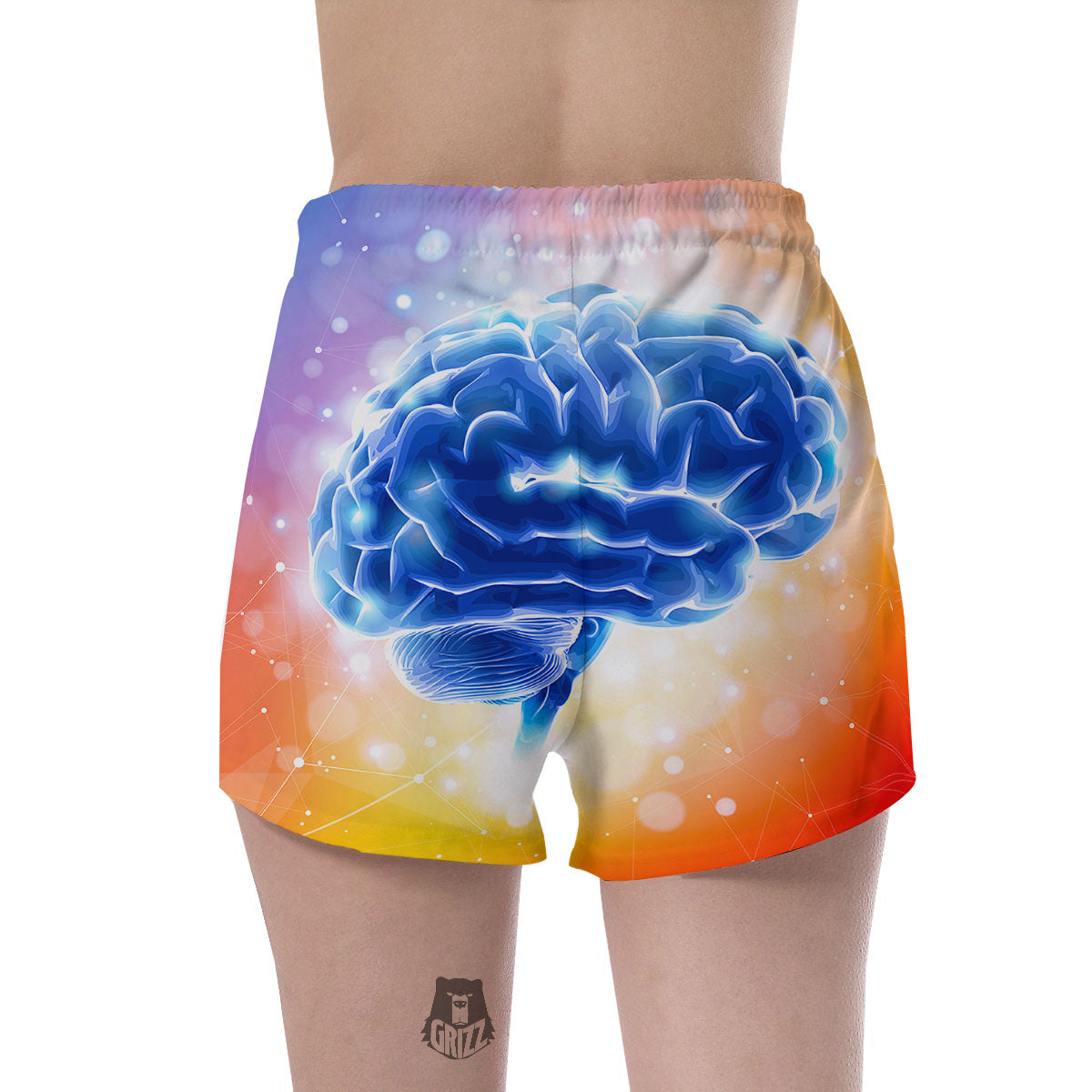 Human Brain Women's Shorts-grizzshop
