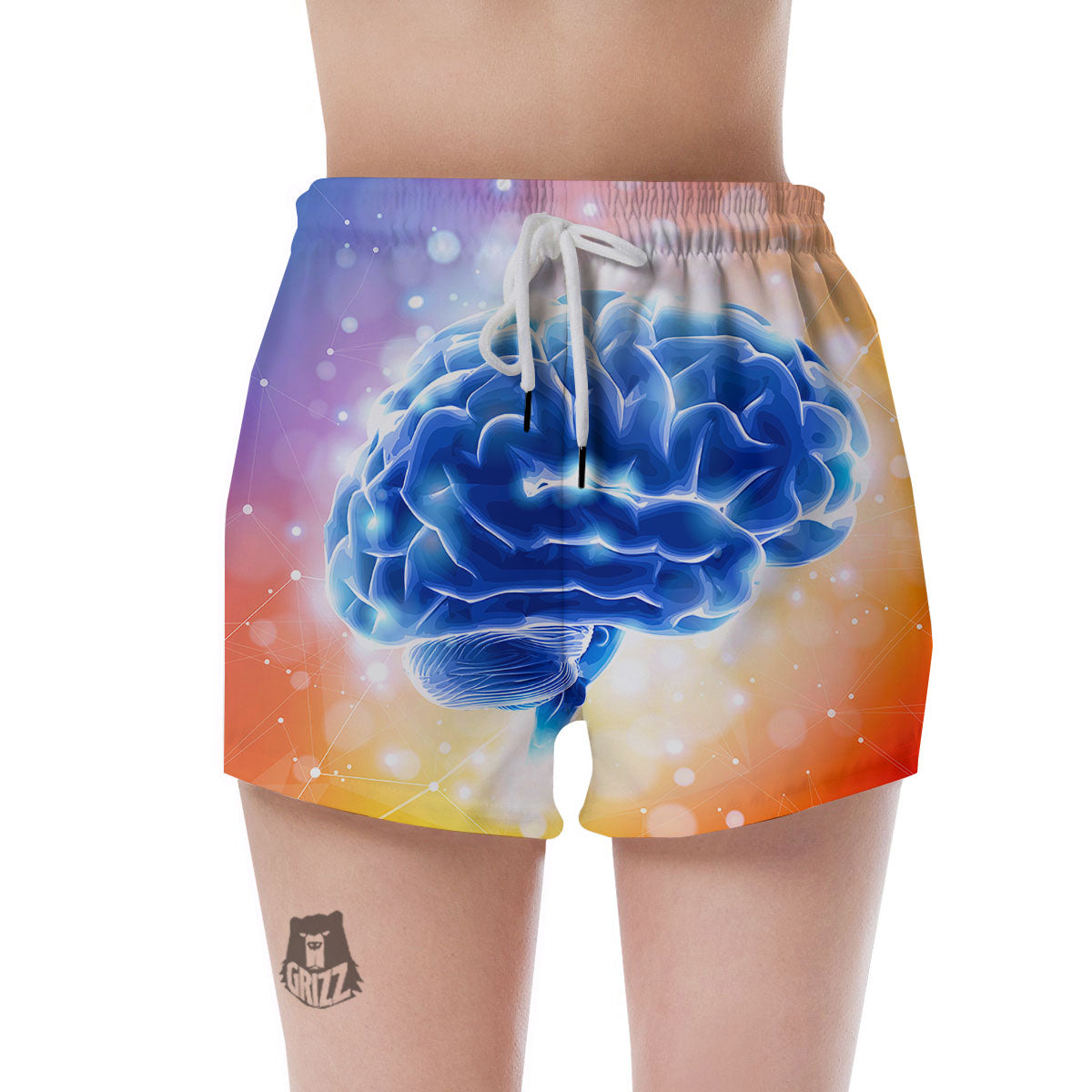 Human Brain Women's Shorts-grizzshop