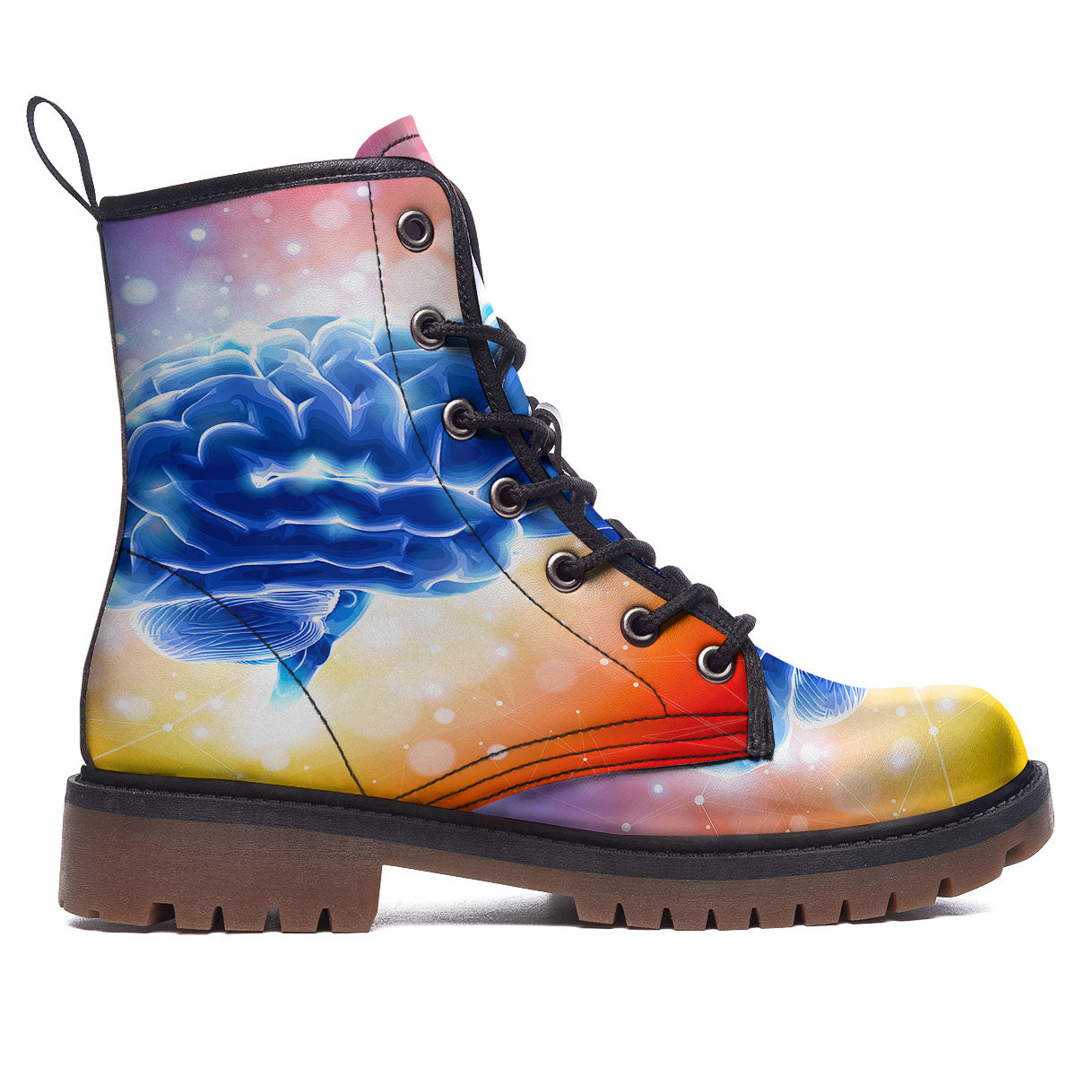 Human Brain Work Boots-grizzshop