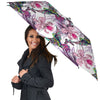 Hummingbird And Pink Flowers Print Umbrella-grizzshop