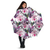 Hummingbird And Pink Flowers Print Umbrella-grizzshop