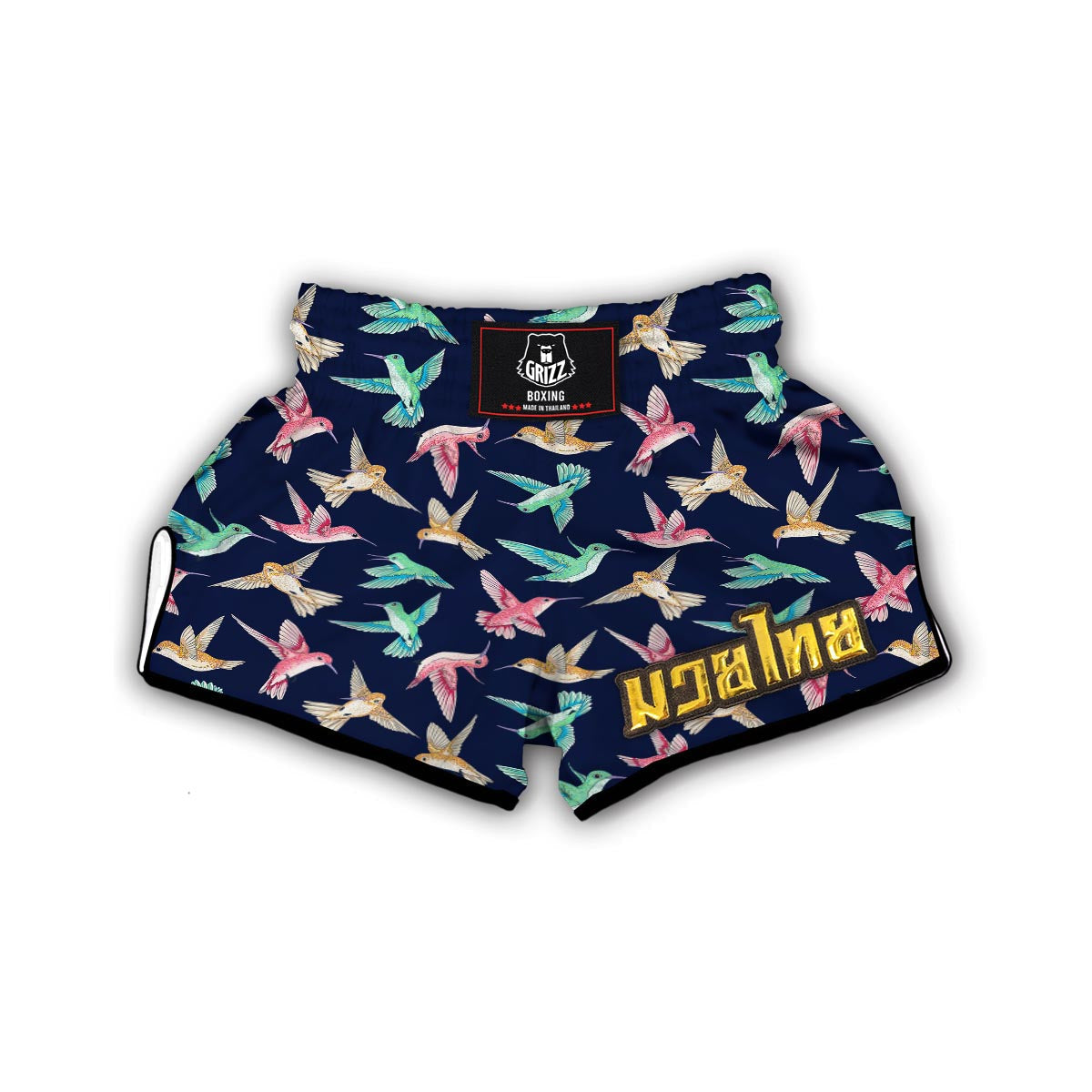 Hummingbird Colorful Muay Thai Boxing Shorts-grizzshop