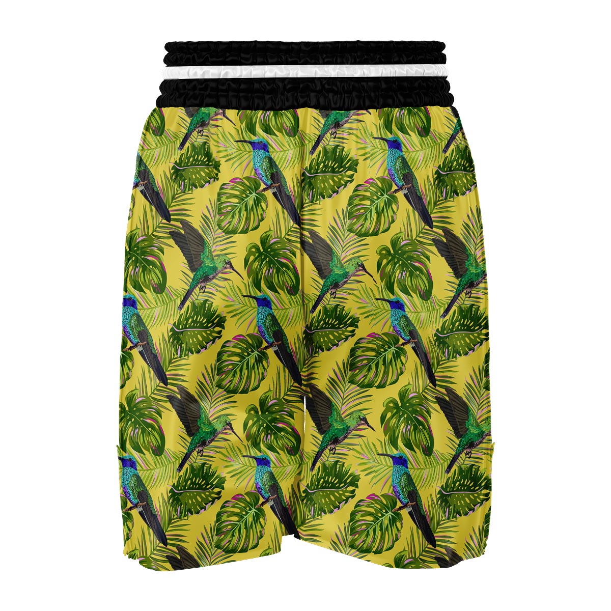 Hummingbird Palm Leaves Boxing Shorts-grizzshop