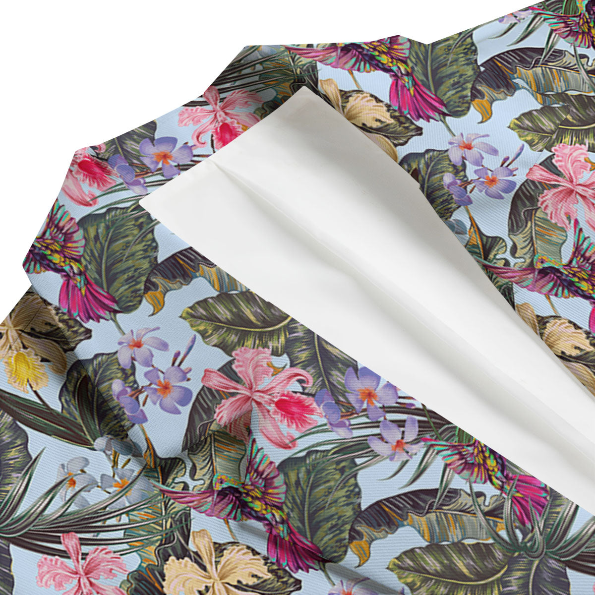 Hummingbird Tropical Print Pattern Men's Blazer-grizzshop