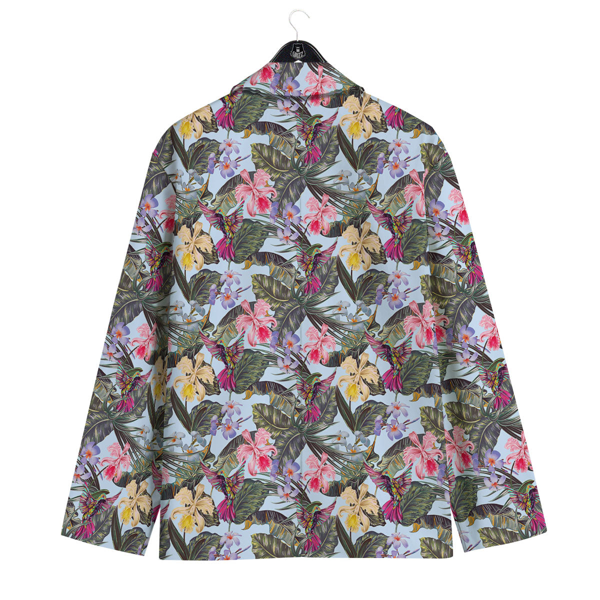 Hummingbird Tropical Print Pattern Men's Sport Coat-grizzshop