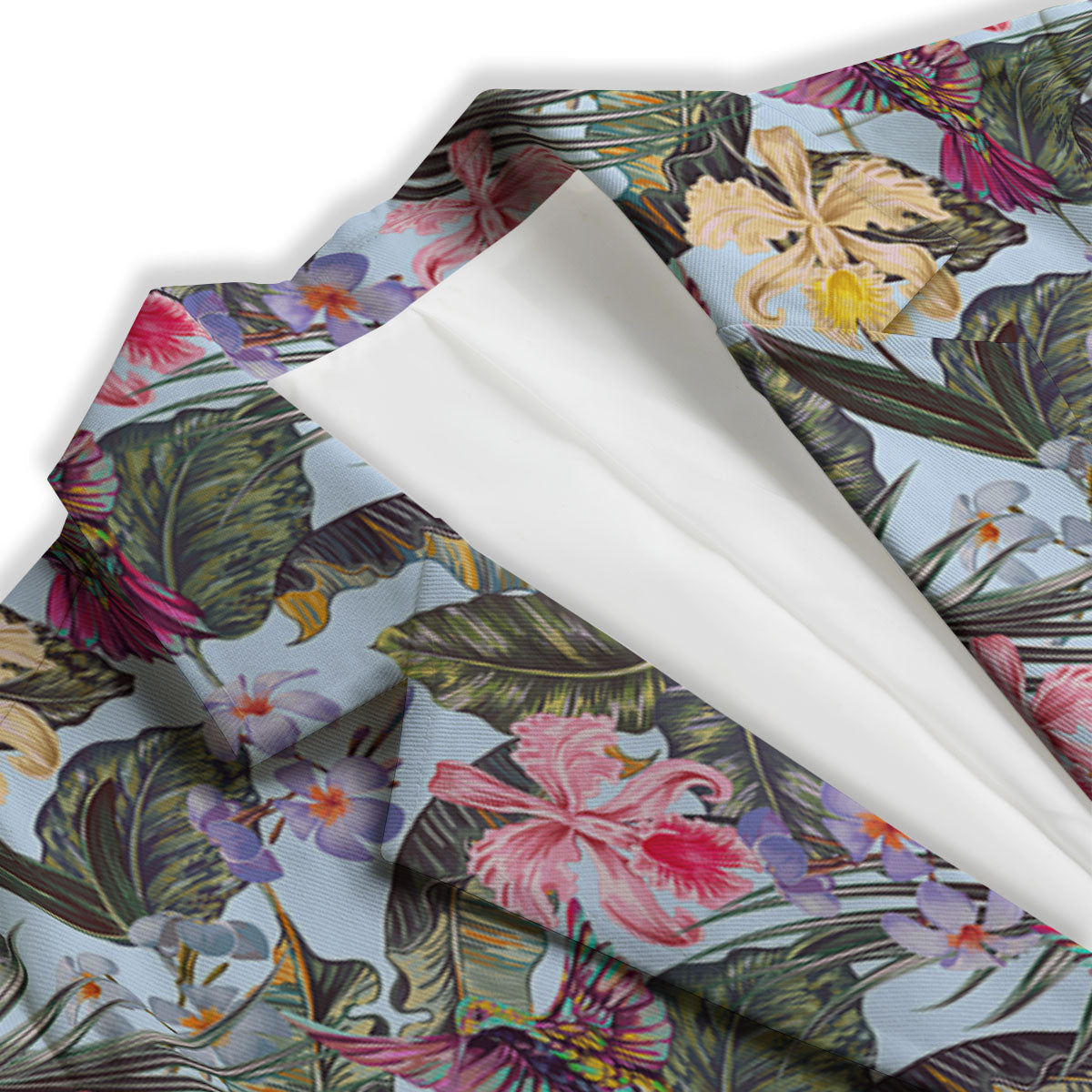 Hummingbird Tropical Print Pattern Women's Blazer-grizzshop