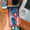 Hunting Alien Worm Print Tumbler-grizzshop