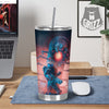 Hunting Alien Worm Print Tumbler-grizzshop