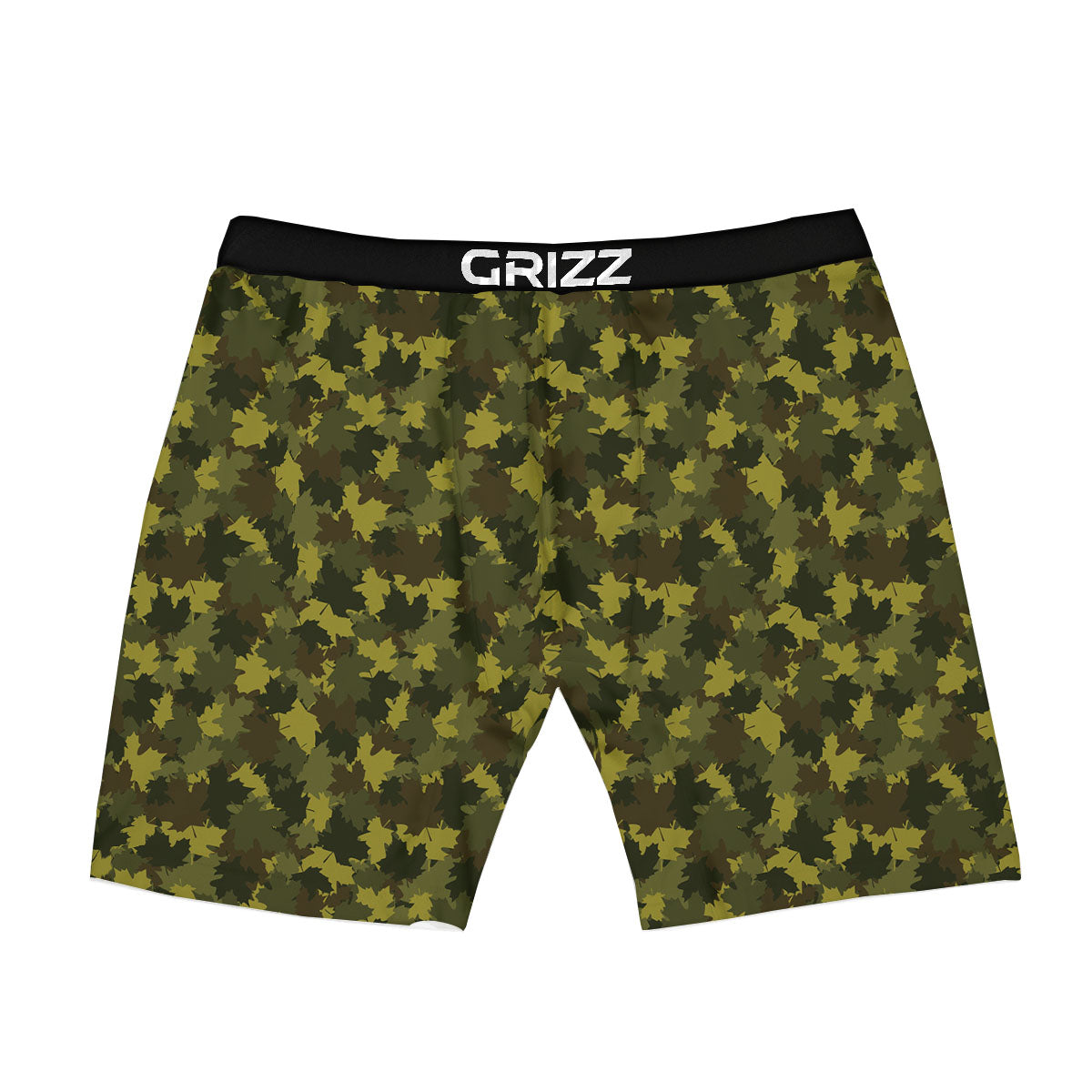 Hunting Camouflage Fall Leaves Print Boxer Briefs-grizzshop